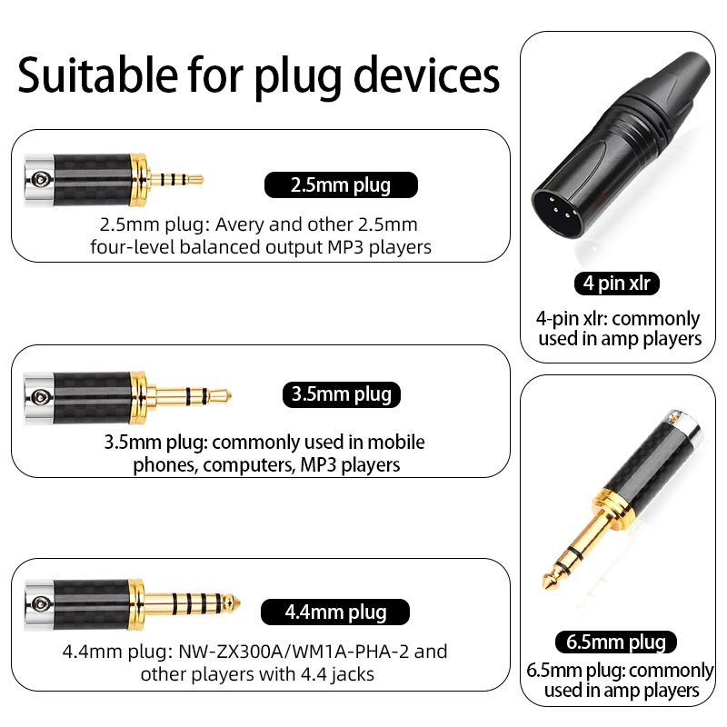 ATAUDIO HiFi Pure Silver 2.5mm - Sennheiser Headphone Hd 25 评论和价格
