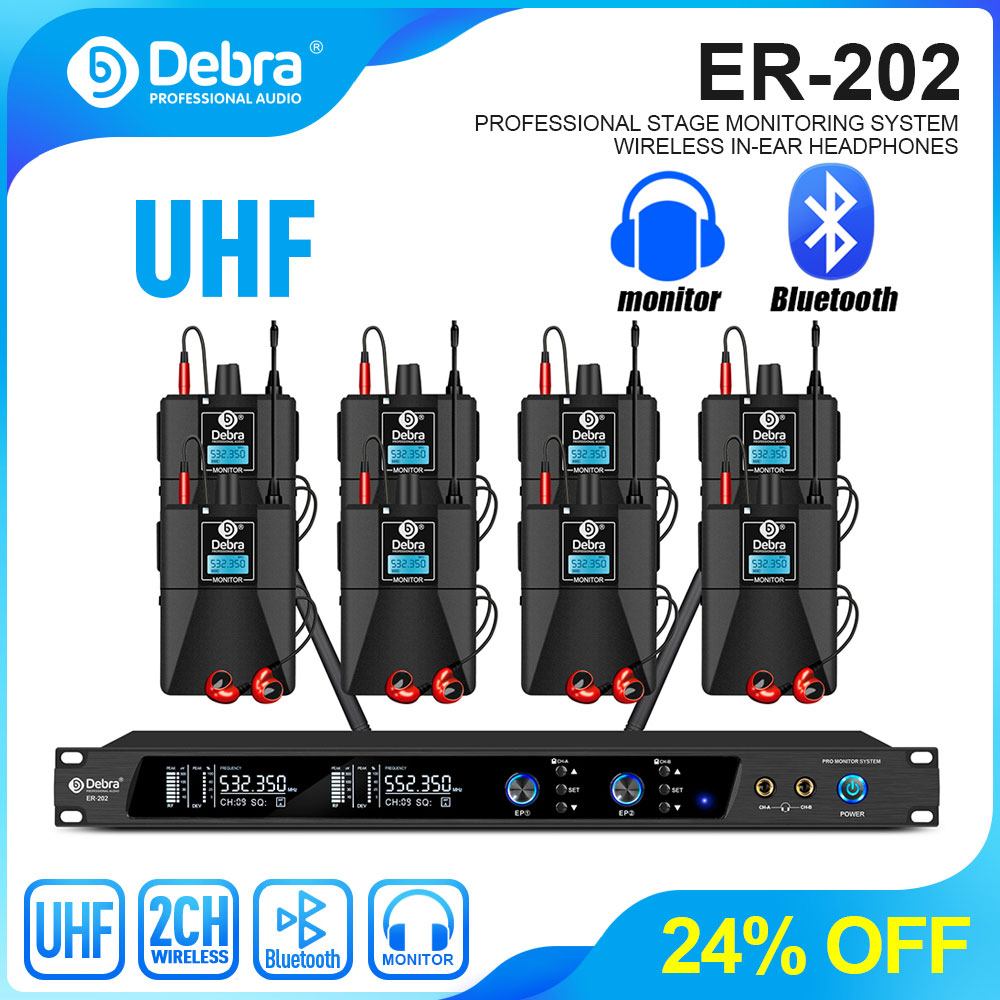 Debra UHF IEM ER-202 Wireless  - In Ear Monitor Iem 评论和价格