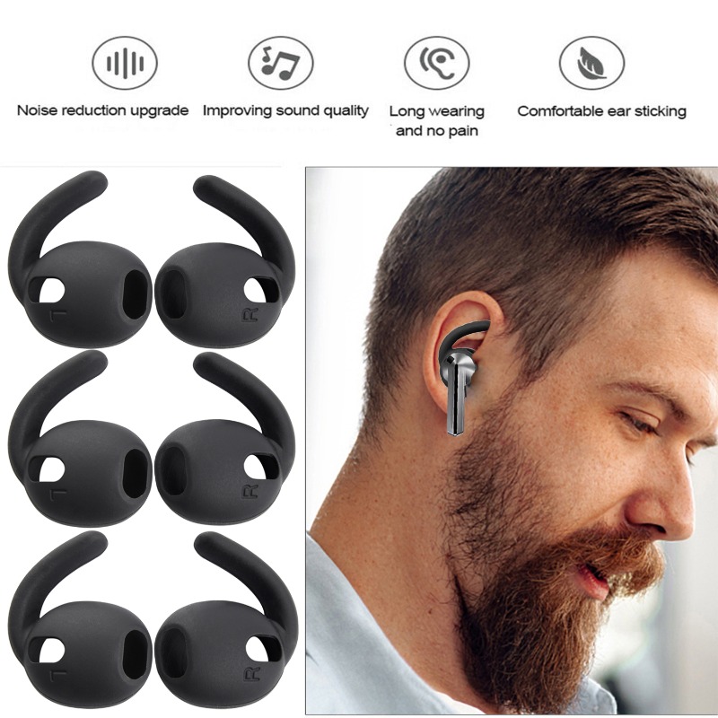 1-10Pairs Replacement Silicone - Silicone Ear Tip Replacement 评论和价格